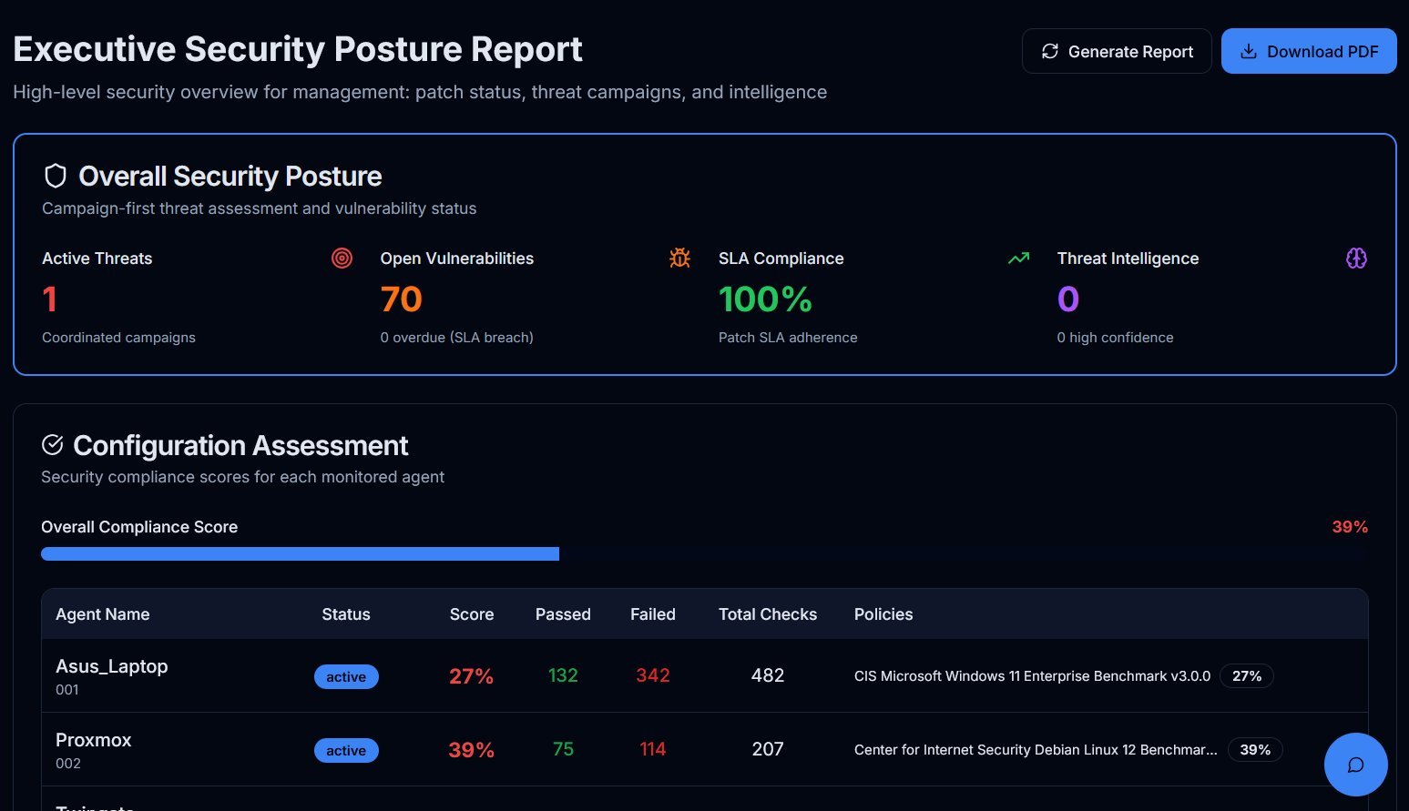 Executive Security Posture Report